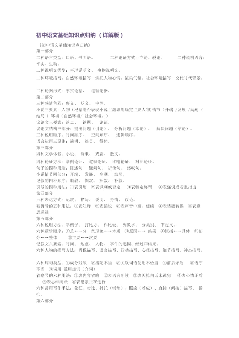 初中语文基础知识点归纳.doc_第1页