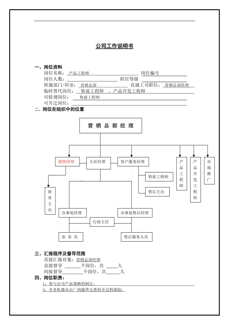 产品工程师岗位说明书.doc.doc_第1页
