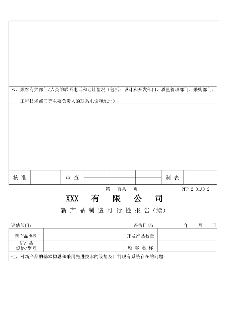 XX有限公司新产品制造可行性报告.doc.doc_第3页