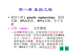 医学课件第八章基因工程.PPT