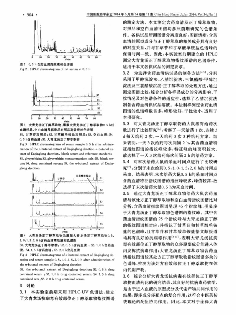 大青龙汤抗病毒有效物质部位血清药化研究.pdf_第3页