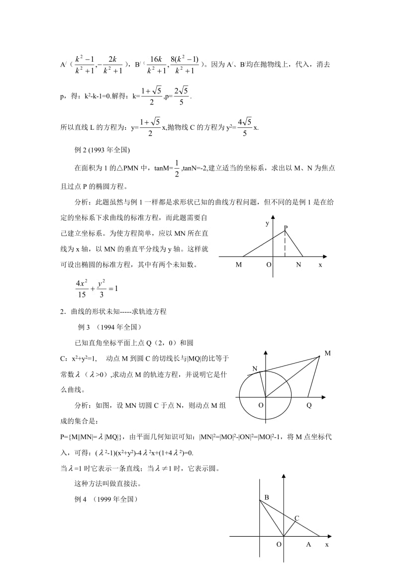 最新解析几何解题方法集锦1名师精心制作教学资料.doc_第2页