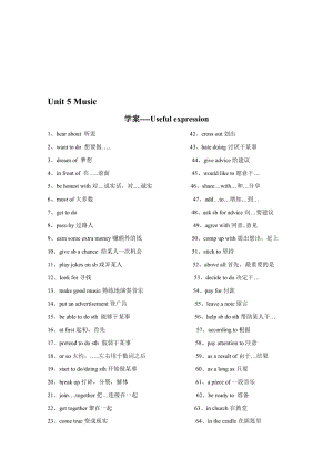 [英语考试]高中英语必修2_Unit5_Music-Useful_expression学案人教新课标合集.doc