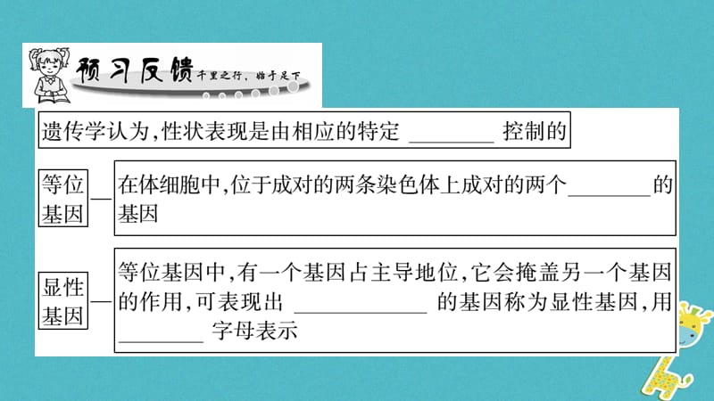 广西省2018年八年级生物上册第6单元第20章第3节性状遗传有一定的规律课件新版北师大版.pptx_第1页