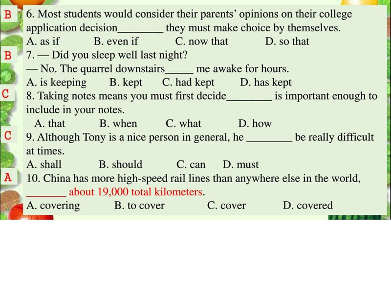 最新北京市各区2018届上学期高三期末考试英语单选题..ppt_第3页