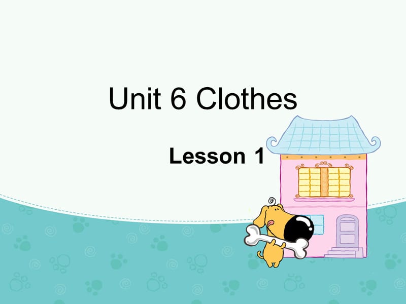 一年级下册英语课件-Unit 6 Clothes Lesson 1 人教（新起点）（2018秋） (共21张PPT).ppt_第1页