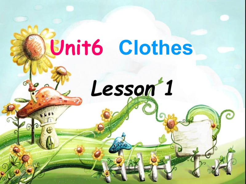 一年级下册英语课件-Unit 6 Clothes Lesson 1 人教（新起点）（2018秋） (共18张PPT).ppt_第1页
