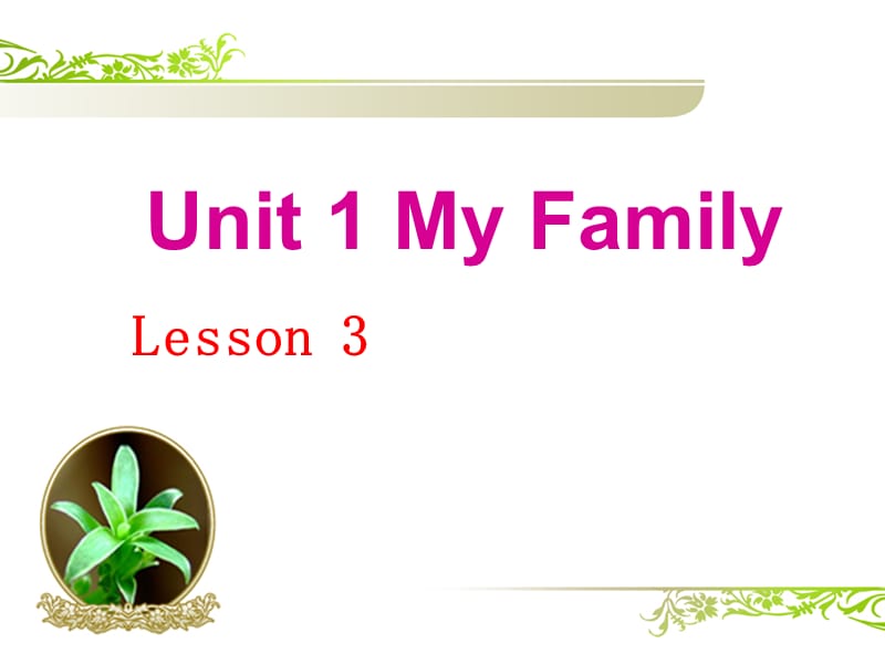 二年级上册英语课件-Unit 1 My Family Lesson 3 2｜人教新起点（2018秋）(共16张PPT).ppt_第1页