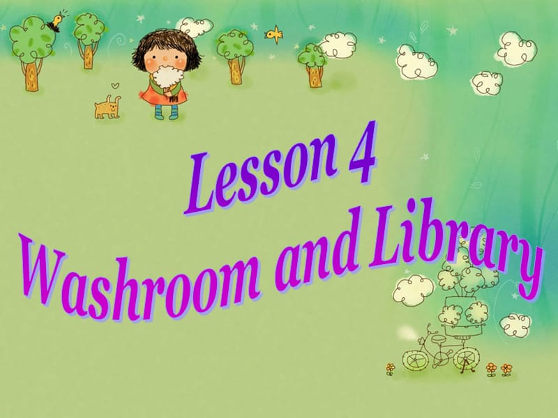 二年级下册英语课件-Unit 1 Back to School Lesson 4 Washroom and Library ｜冀教版（一起）(共20张PPT).ppt_第2页