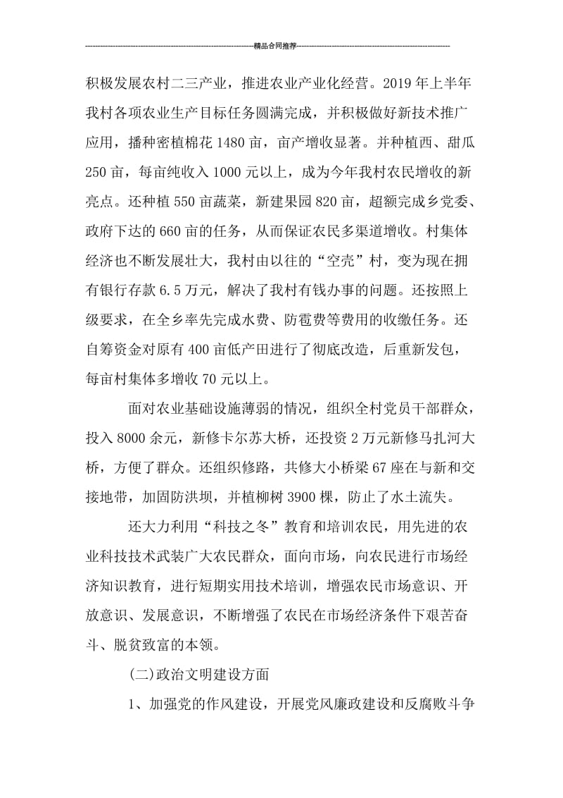 2019年村党支部书记个人工作总结范文.doc_第2页