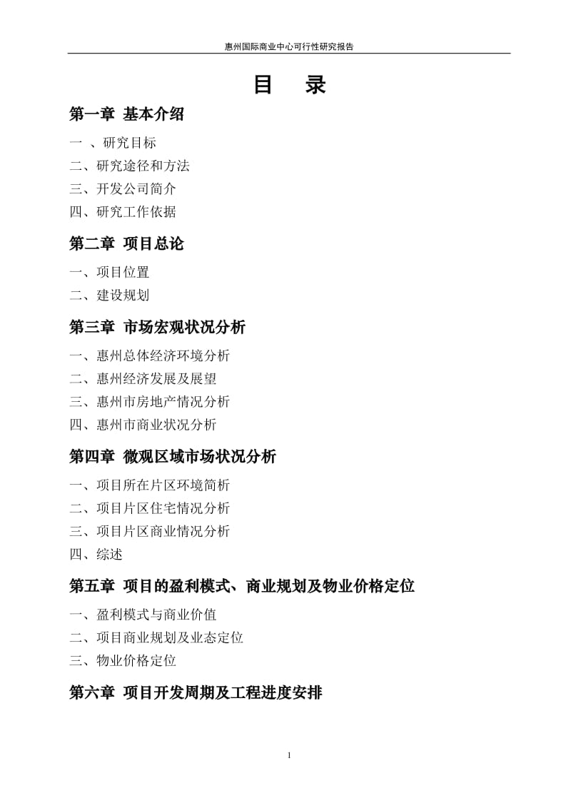 惠州国际商业中心可行性研究报告45p1.doc_第1页