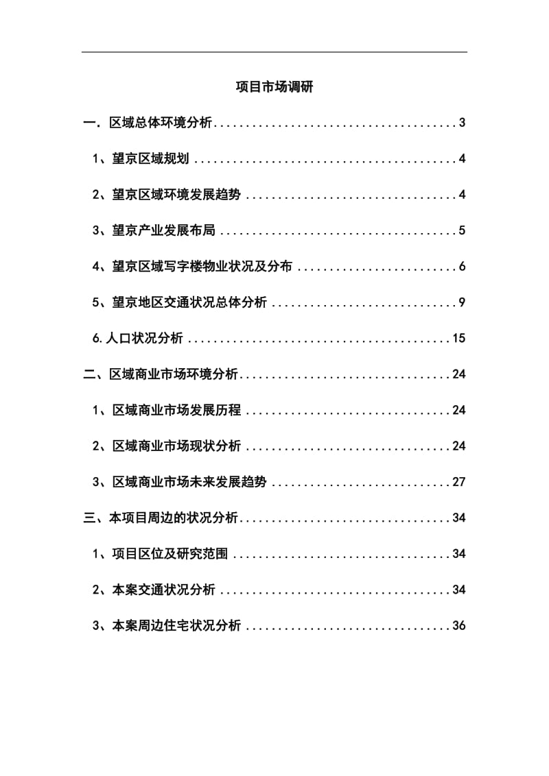 商业步行街(商业广场)项目可行性研究报告.doc_第1页