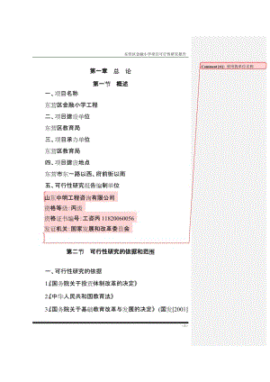 金融小学可行性研究报告1.doc