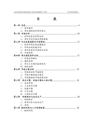 山东XX彩印包装有限公司彩印包装生产项目可行性研究报告（可编写，可复制） .pdf