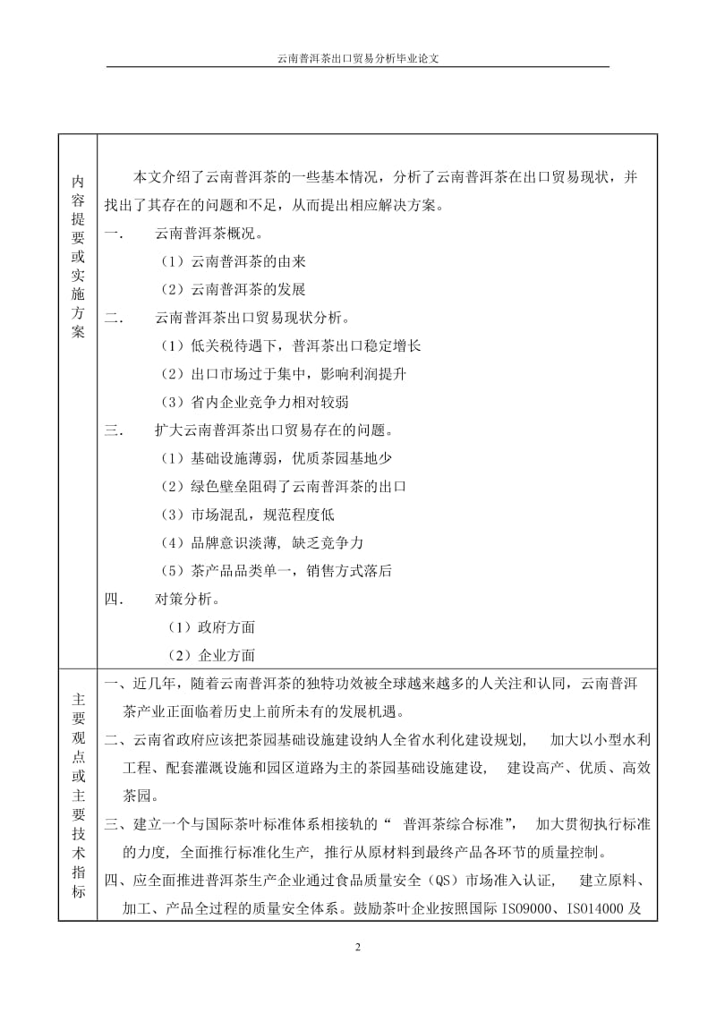 云南普洱茶出口贸易分析毕业论文.doc_第3页