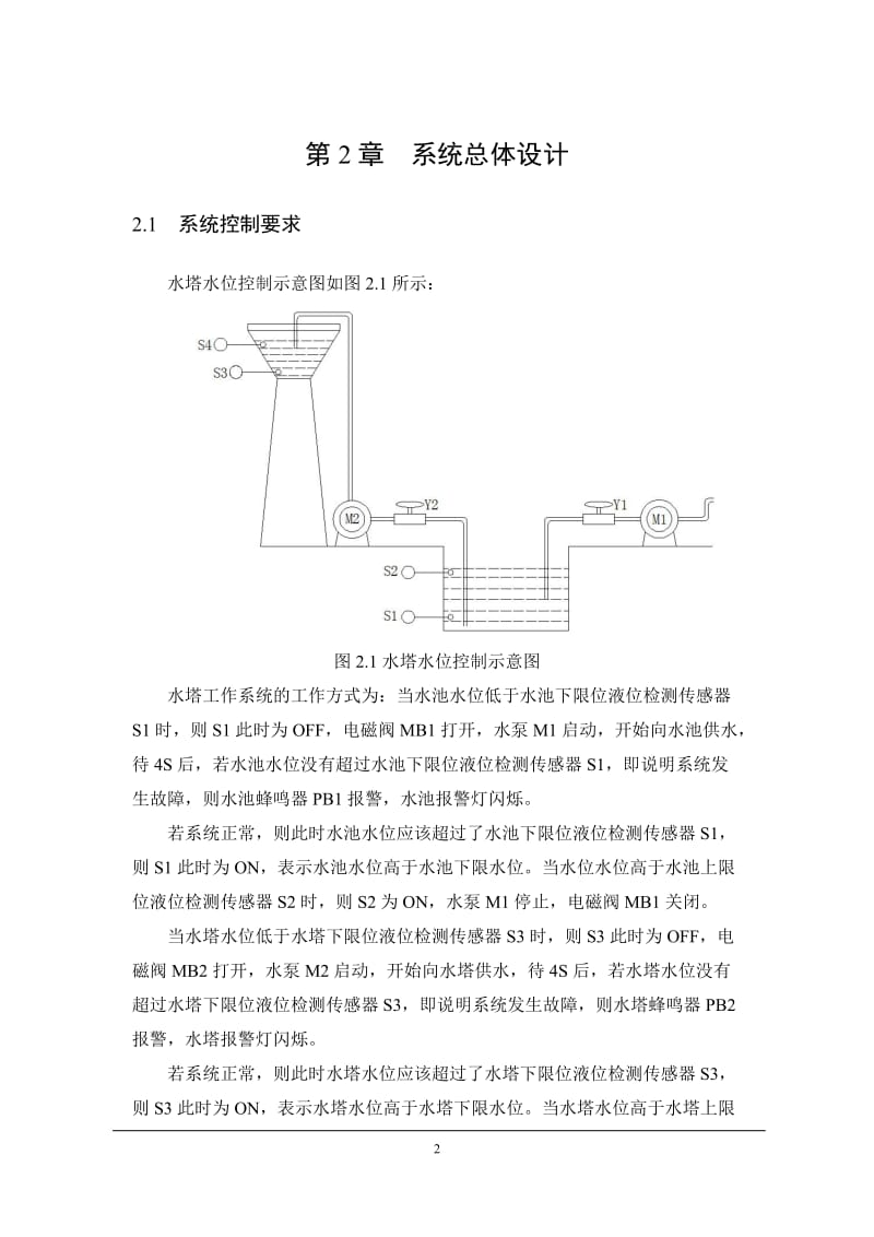 基于PLC的水塔水位控制系统设计毕业设计论文.doc_第3页