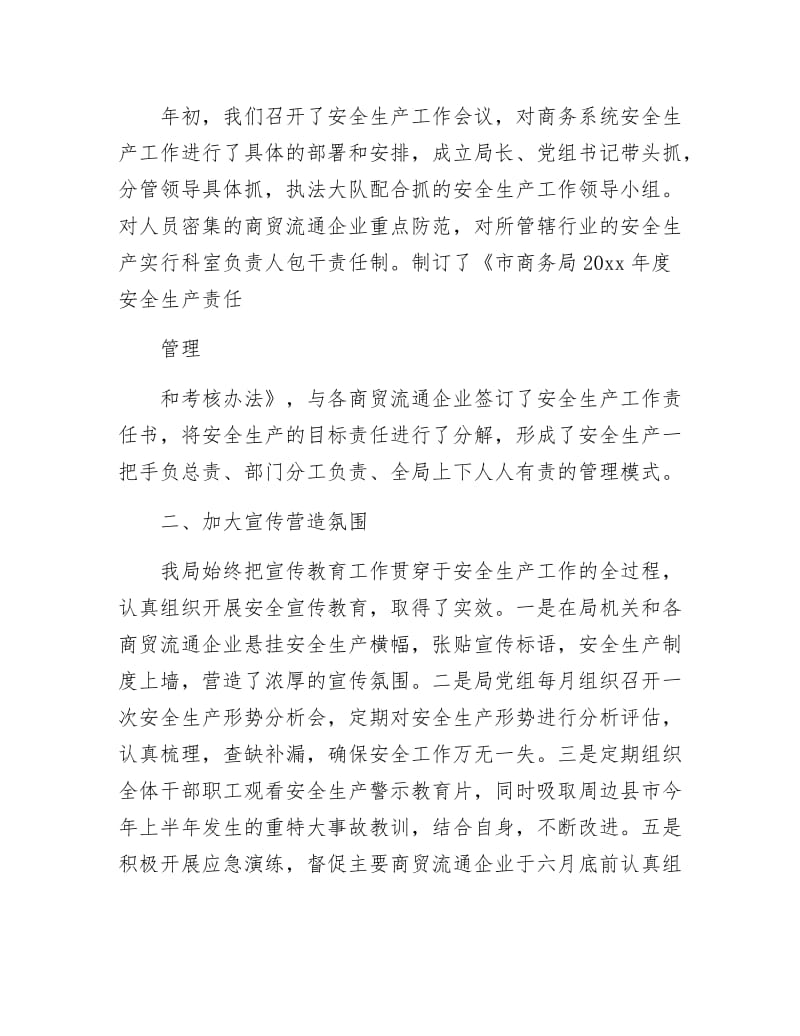 商务系统安全生产半年工作总结.docx_第2页