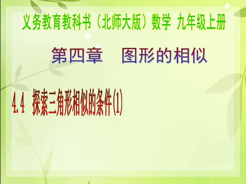 九年级数学 第四章 图形的相似.ppt_第2页