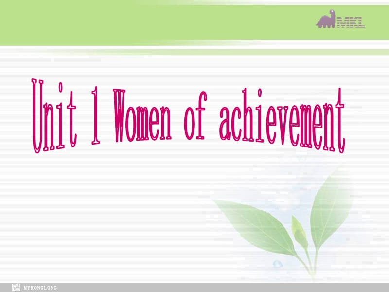 高一英语必修4 Unit 1.3《Unit 1 Women of achievement》课件（新课标人教版－必修4）.ppt_第2页
