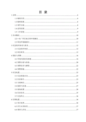 发电公司突发环境事件应急预案.doc