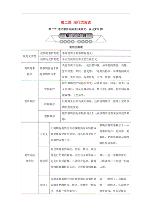 浙江省2018中考语文复习第二篇现代文阅读第二节非文学作品阅读说明文议论文阅读讲.doc