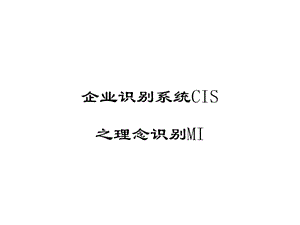 湖南乐邦实业股份有限公司企业识别系统CIS之理念识别MI.ppt