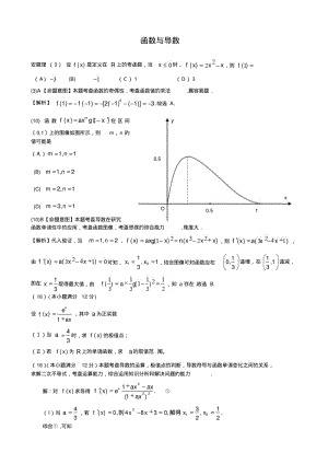 2019年高考数学试题分类汇编——函数与导数.pdf