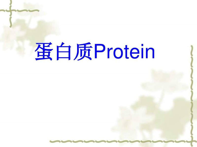 营养学专业培训(二)-蛋白质.ppt.ppt_第1页