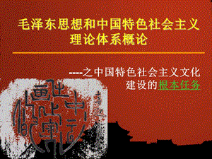 中国特色社会主义文化建设的根本任务.ppt