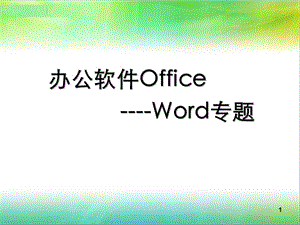 临沂电脑办公Office软件Word专题.ppt