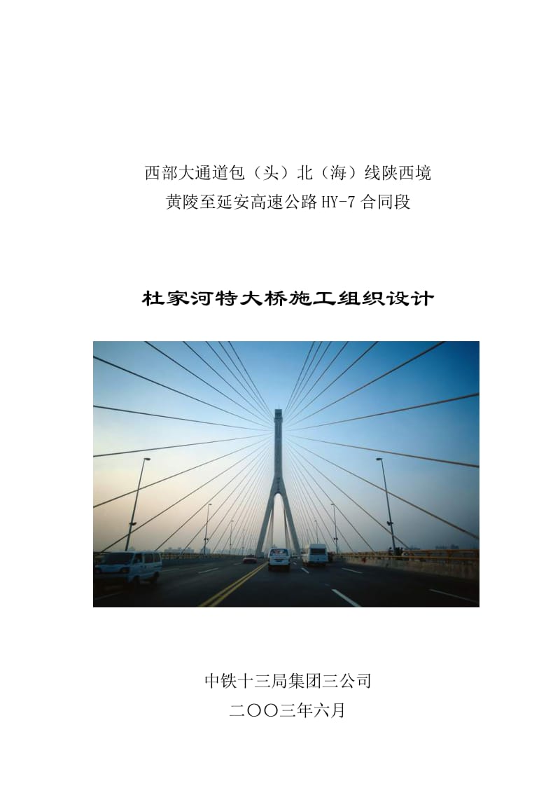XXX大桥单项工程施工组织设计(最新整理）.doc_第1页