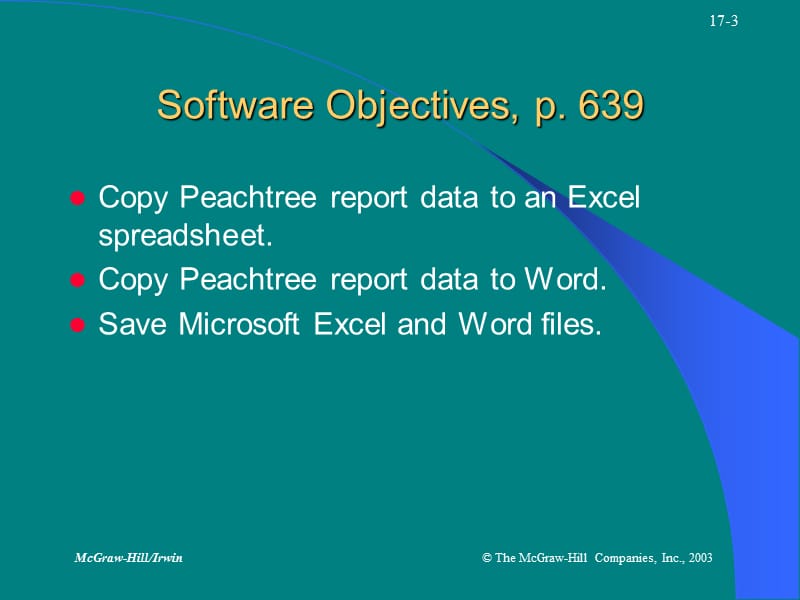 Chapter17UsingPeachtreeComplete2002withMicrosoftExcel….ppt_第3页