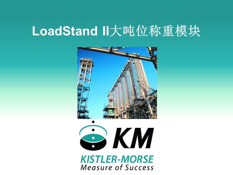 Kistler Morse LoadStand大吨位称重模块介绍.ppt_第1页