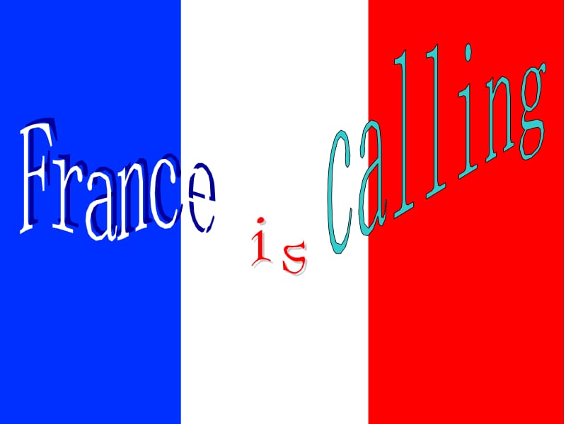 上海版牛津初中英语课件France is calling.ppt_第1页