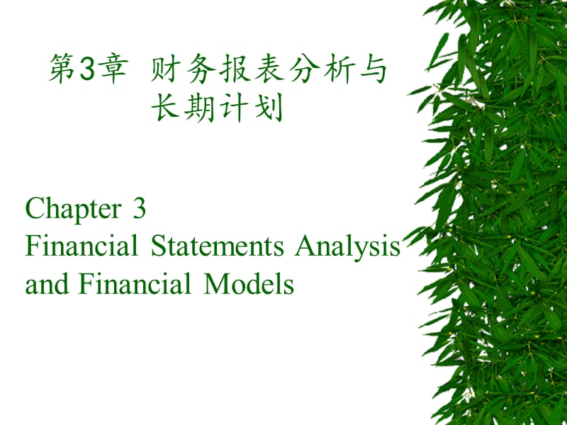 3财务报表分析与长期计划.ppt_第1页