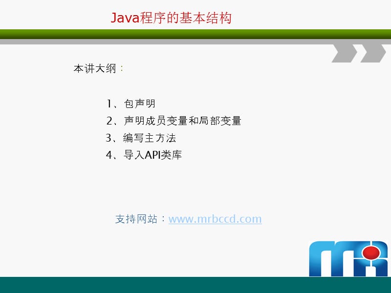 JAVAWEb从入门到精通第三章第1节Java主类结构.ppt_第1页