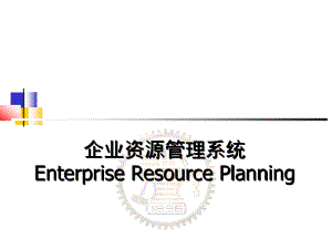 企业资源管理系统EnterpriseResourcePlanning.ppt