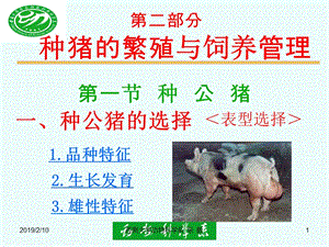 二部分种公猪种猪的繁殖与饲养管理ppt课件.ppt