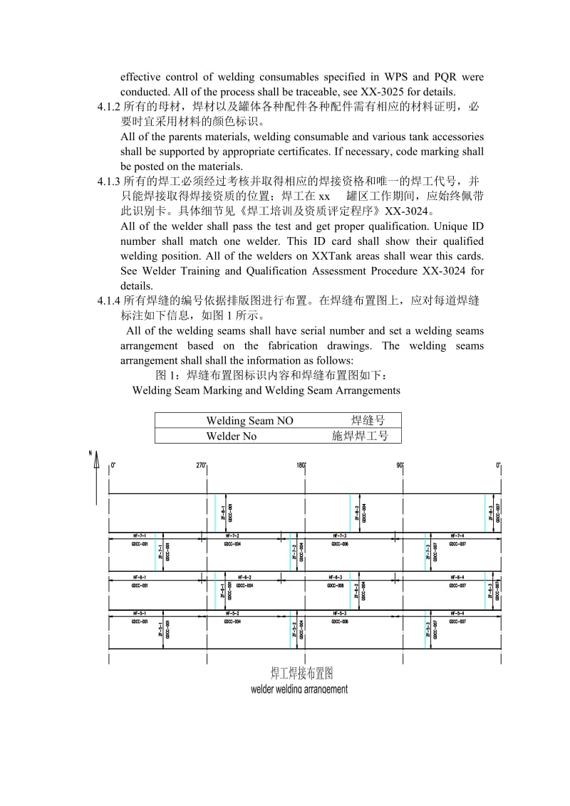 xx罐区焊缝追踪程序Welding Seam Traceability Control Procedure，中英对照.doc_第3页