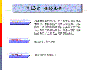 第保险条件.ppt