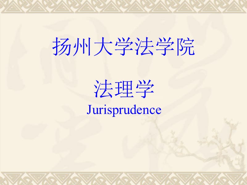 法理学Jurisprudence.ppt_第1页