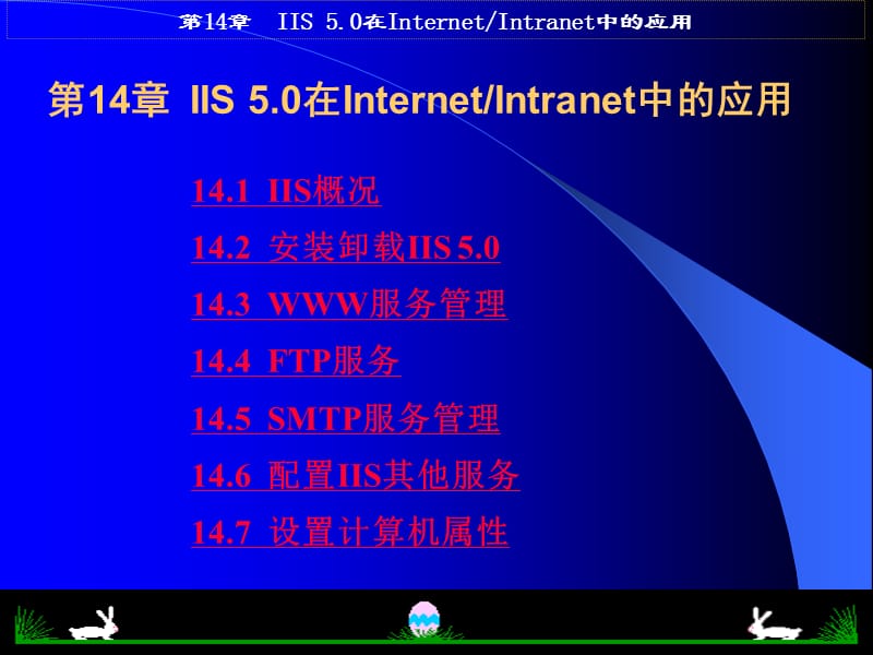 第14章IIS在InternetIntranet中的应用.ppt_第1页