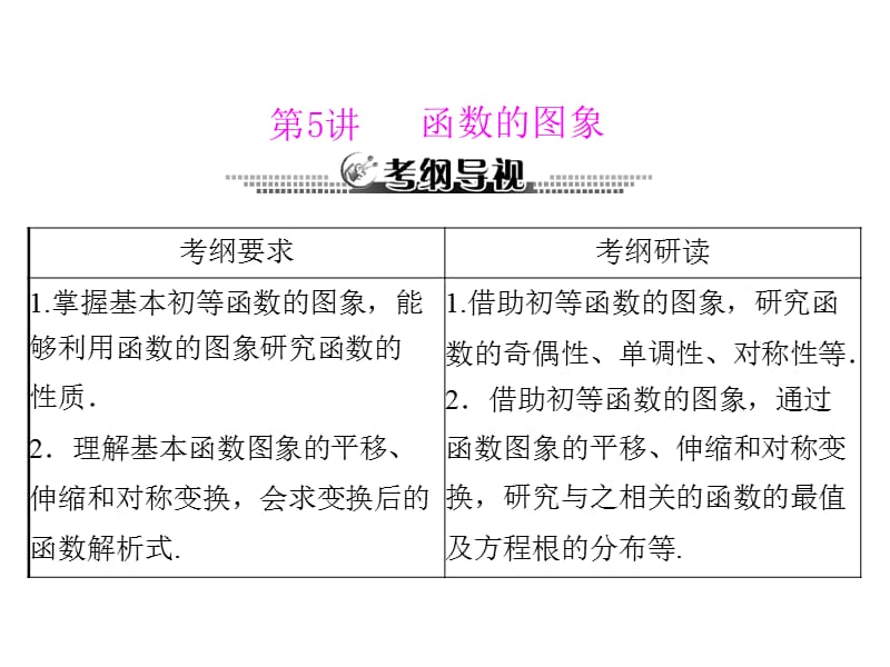 第讲函数的图象.ppt_第1页