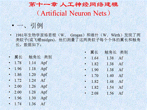 第十一章人工神经网络建模ArtificialNeuronNets.ppt