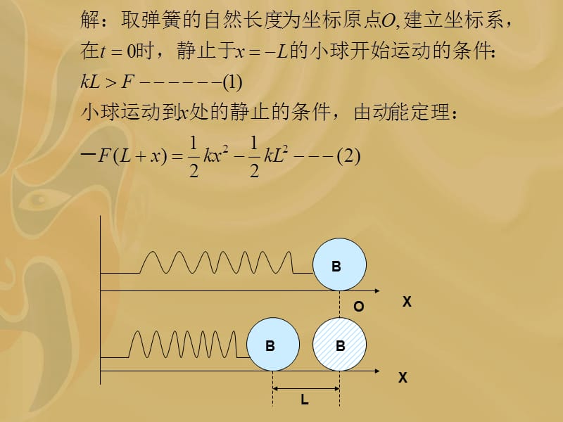 力学功和能功能原理例倔强系数为K的轻弹簧一端固.ppt_第2页