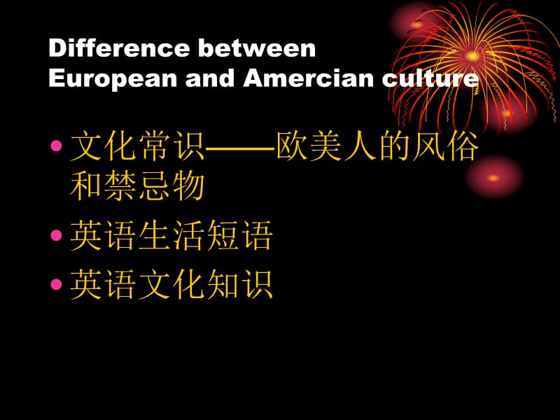 欧美文化差异.ppt_第1页