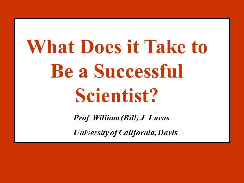 如何成为一名成功的科学家.ppt_第1页