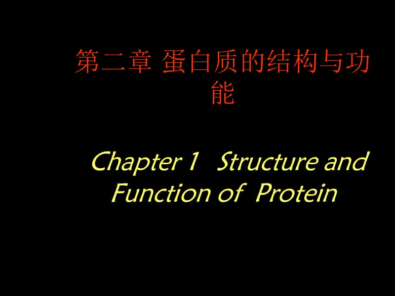 动物生化第二章蛋白质1.ppt_第1页