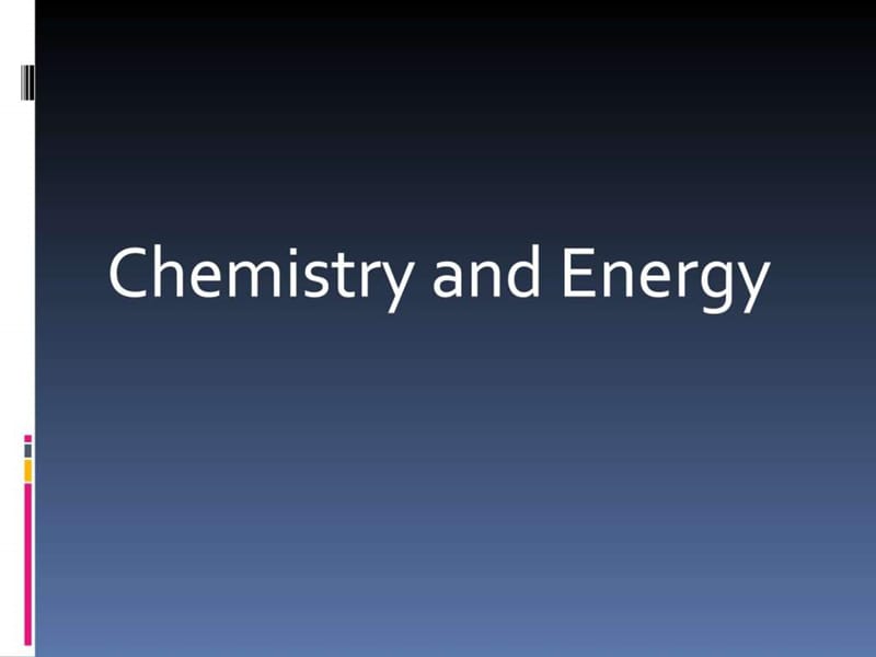 化学与能量英文版.ppt_第1页
