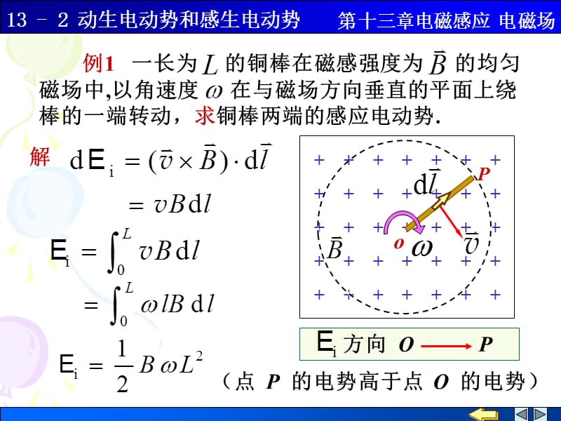 引起磁通量变化的原因稳恒磁场中的导体运动或者回.ppt_第3页